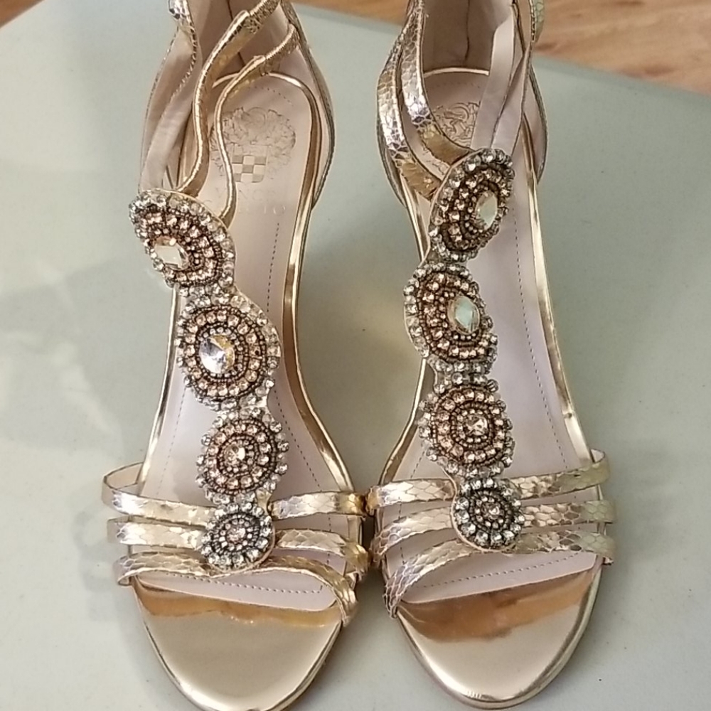 NWOB Vince camuto womens rose gold dress shoes